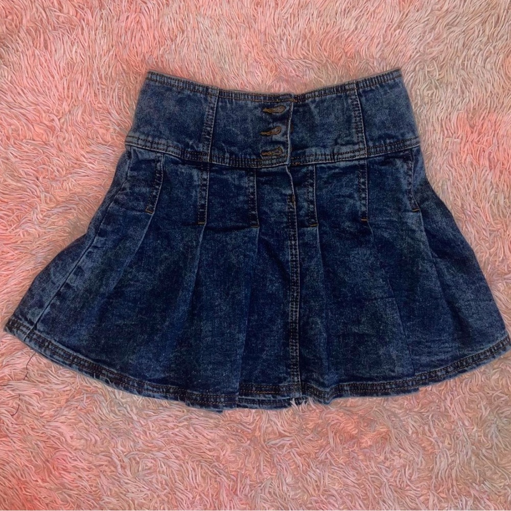 Denim Mini Skirt